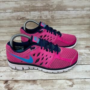 Nike Flex Run 2013 Flash Pink Trainers Running Shoes Women's 9
